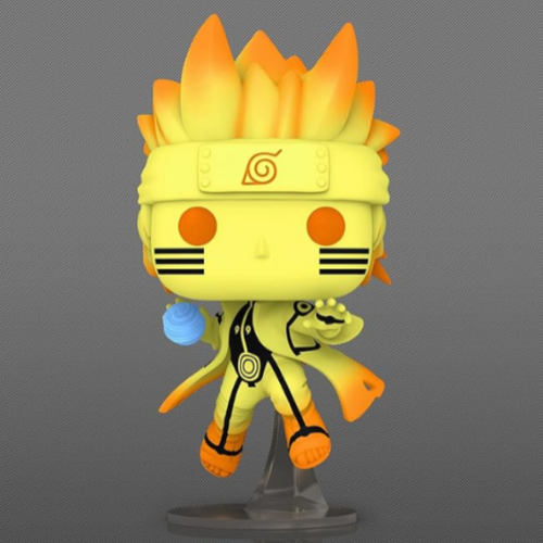Funko Pop! Animation: Naruto Shippuden - Naruto Uzumaki in Kurama Link Mode with Rasengan Glow Chase Special Edition Multicolor Exclusive Vinyl Figure #1469