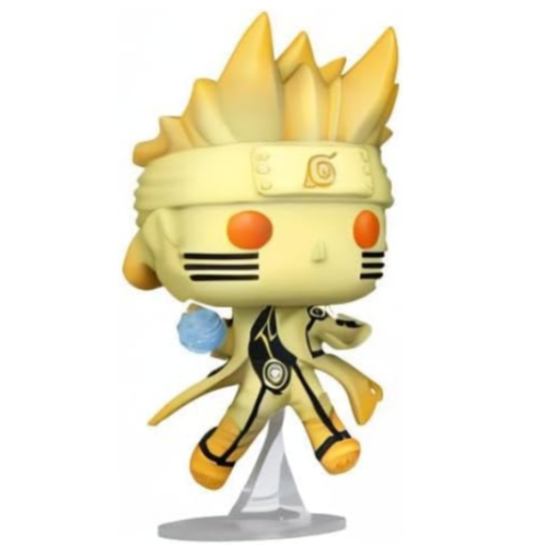 Funko Pop! Animation: Naruto Shippuden - Naruto Uzumaki in Kurama Link Mode with Rasengan Glow Chase Special Edition Multicolor Exclusive Vinyl Figure #1469