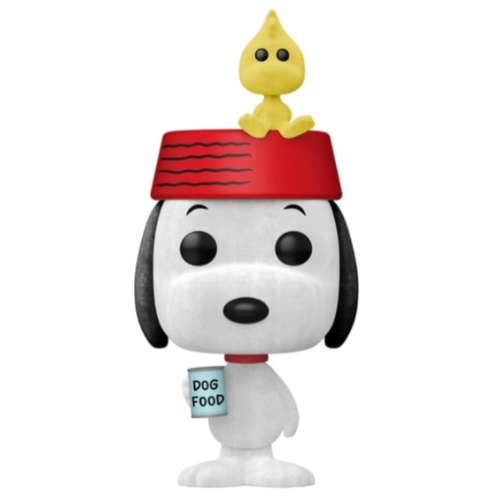 Peanuts Snoopy &Woodstock Flocked Funko Pop! Vinyl Figure #2096 - Exclusive
