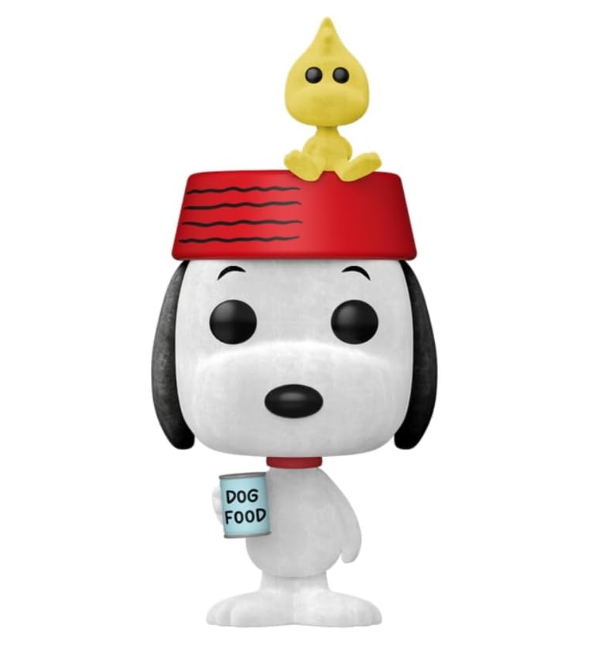 Peanuts Snoopy &Woodstock Flocked Funko Pop! Vinyl Figure #2096 - Exclusive