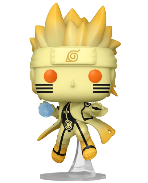 Funko Pop! Animation: Naruto Shippuden - Naruto Uzumaki in Kurama Link Mode with Rasengan Glow Chase Special Edition Multicolor Exclusive Vinyl Figure #1469